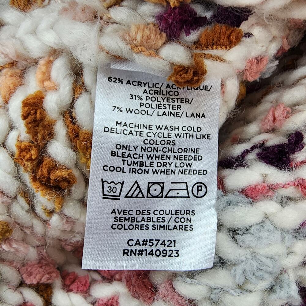 Lou & Grey Sweater Womens XS S Confetti Speckled Yarn Wool Oversized Knit Top - Picture 14 of 16